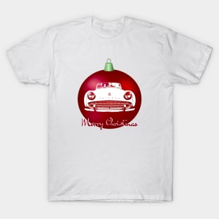 Triumph TR3 British classic car monoblock Christmas ball special edition T-Shirt